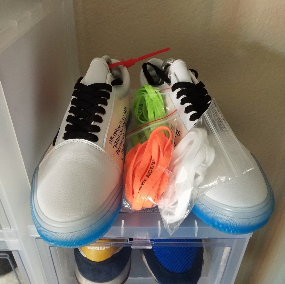 VANS Old Skool OFF WHITE Customs